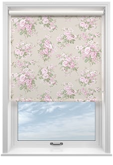 Shabby Chic by Rachel Ashwell Rose Chintz (Blackout), Pink - Roller Blind